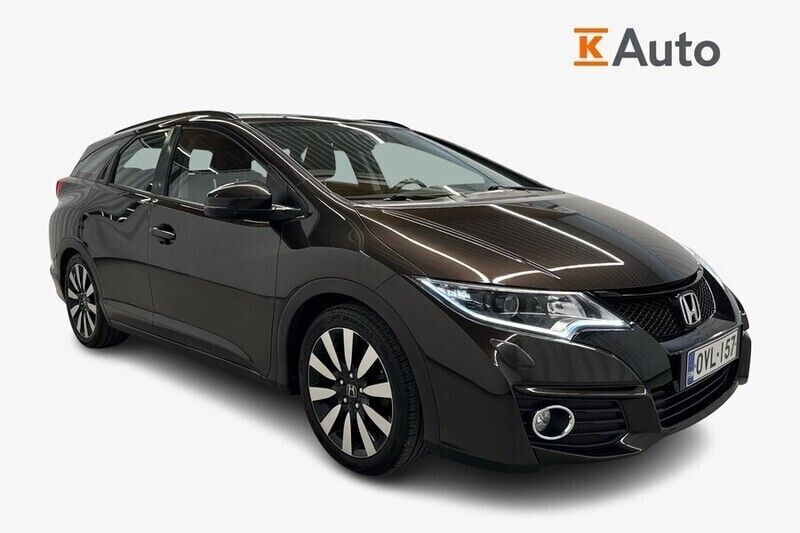 Ruskea Käytetty 2016 Honda Civic Farmari | 12 390 € (Perustarjous) - Kuva 1/4