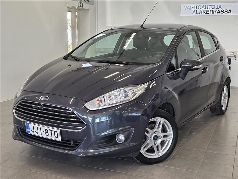 Harmaa Käytetty 2014 Ford Fiesta Titanium Viistoperä | 8 990 € (Perustarjous) - Kuva 1/4