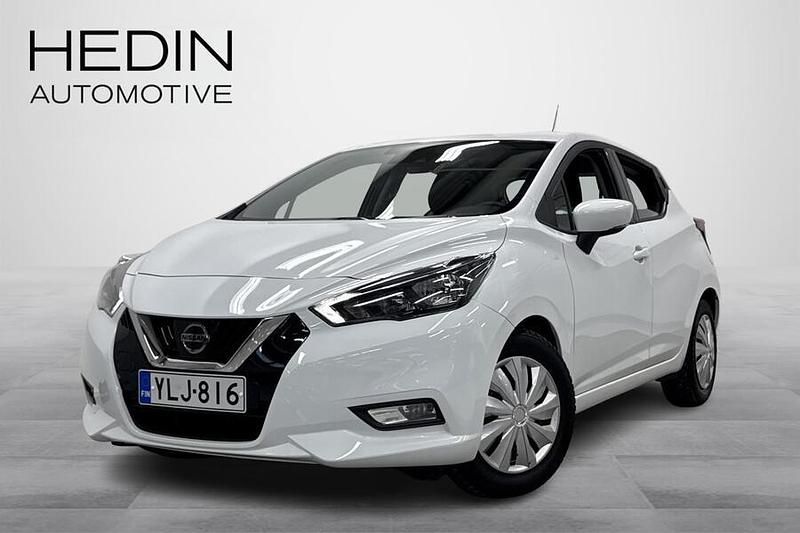 Valkoinen Käytetty 2022 Nissan Micra Acenta Viistoperä | 13 490 € (Perustarjous) - Kuva 1/3
