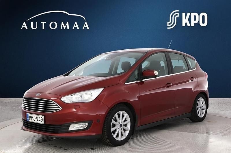 Punainen Käytetty 2015 Ford C-MAX Titanium Tila-auto | 7 980 € (Perustarjous) - Kuva 1/4