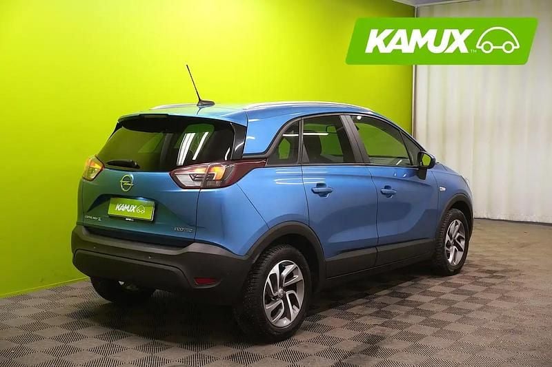 Käytetty Opel Crossland X Enjoy 110 HP (80 kW) 2018 Sininen Katumaasturi