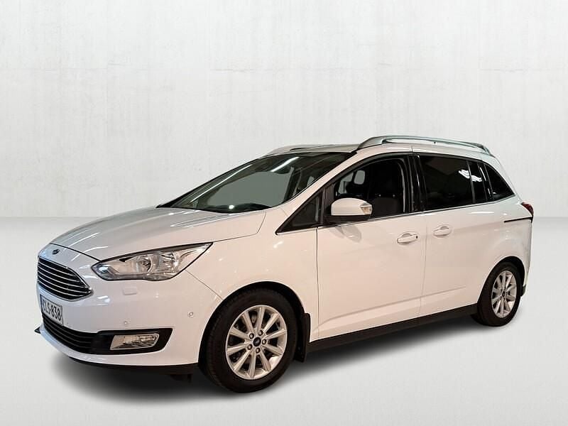 Valkoinen Käytetty 2018 Ford Grand C-Max Titanium Tila-auto | 10 990 € - Kuva 1/4