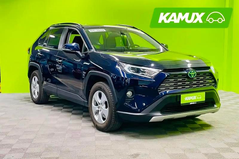 Käytetty Toyota RAV4 Hybrid Executive 222 HP (163 kW) 2020 Sininen Katumaasturi