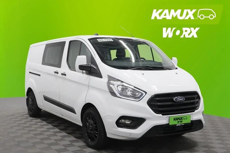 Valkoinen Käytetty 2020 Ford Transit Custom Trend Sedan | 29 750 € - Kuva 1/4