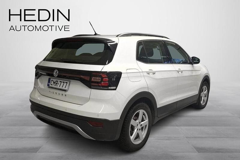 Käytetty VW T-Cross Style 116 HP (85 kW) 2019 Valkoinen Katumaasturi