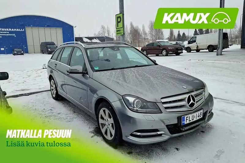 Käytetty Mercedes C250 Avantgarde 204 HP (150 kW) 2013 Hopea / harmaa Farmari