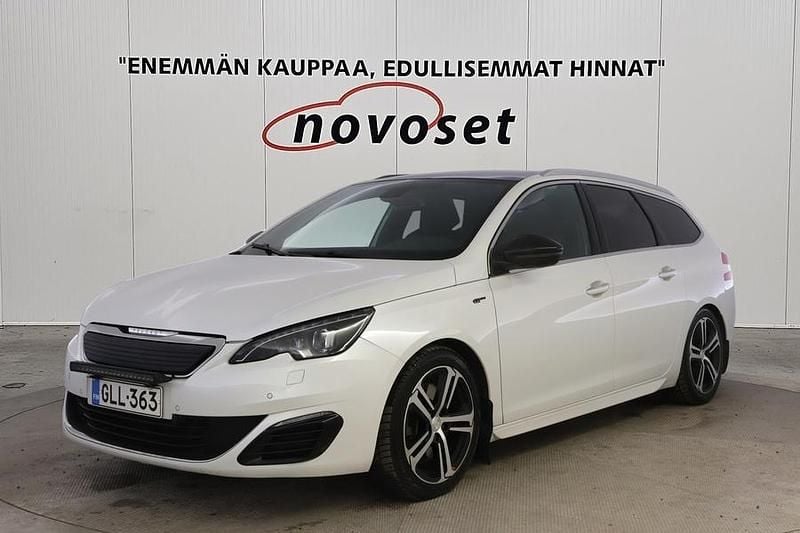 Valkoinen Käytetty 2015 Peugeot 308 SW GT Farmari | 10 770 € - Kuva 1/4