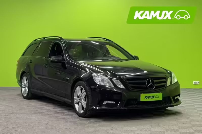 Musta Käytetty 2010 Mercedes E350 AMG Farmari | 12 890 € (Perustarjous) - Kuva 1/3