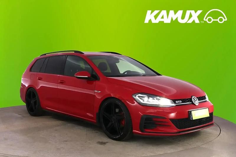 Käytetty VW Golf VII GTD 184 HP (135 kW) 2017 Punainen Farmari