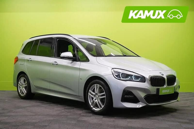 Käytetty BMW 218 Gran Tourer M Sport 136 HP (100 kW) 2021 Hopea / harmaa Tila-auto