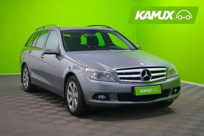 Hopea / harmaa Käytetty 2009 Mercedes C180 Business Farmari | 8 690 € (Hyvä tarjous) - Kuva 1/4
