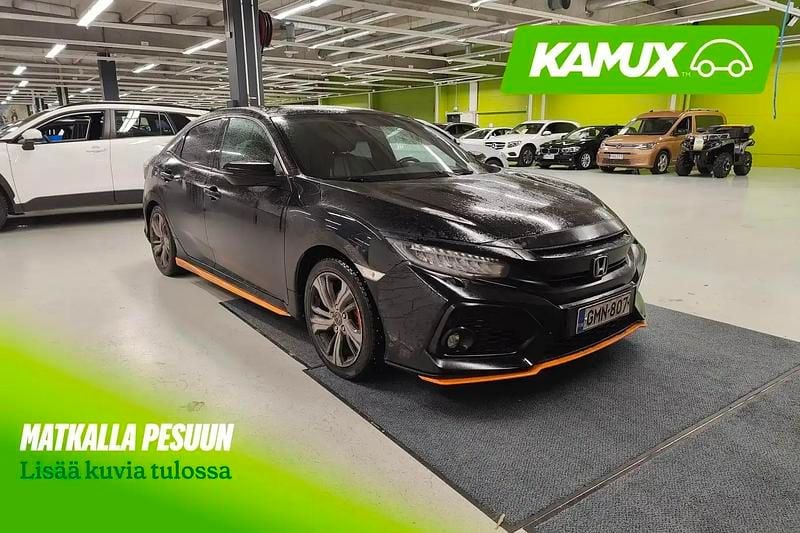 Musta Käytetty 2017 Honda Civic Sport Viistoperä | 16 880 € (Hieman kallis) - Kuva 1/3
