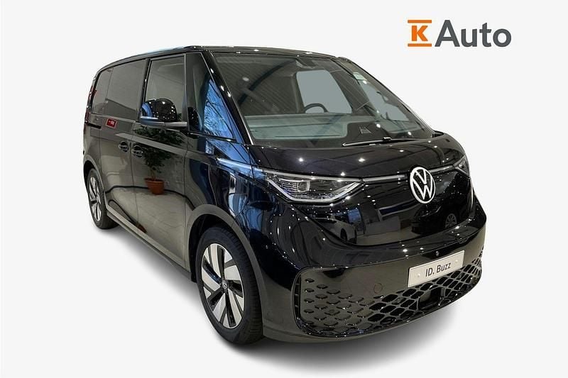 Uusi VW ID. Buzz Pro 250 kW (340 HP) 2026 Deep black musta helmiäisväri Tila-auto