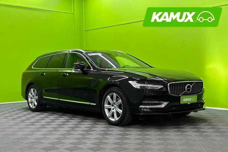 Musta Käytetty 2018 Volvo V90 Inscription Farmari | 22 800 € (Hyvä tarjous) - Kuva 1/4