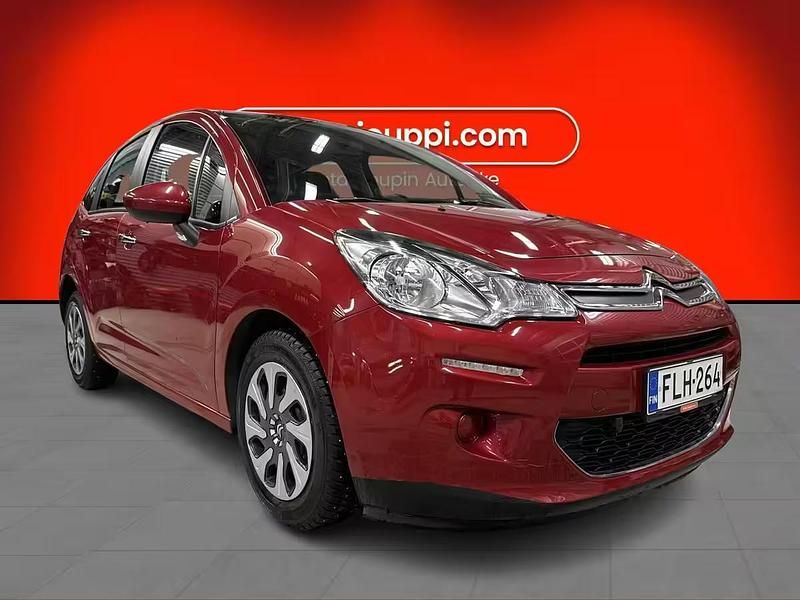 Käytetty Citroën C3 Comfort 82 HP (60 kW) 2014 Punainen Viistoperä