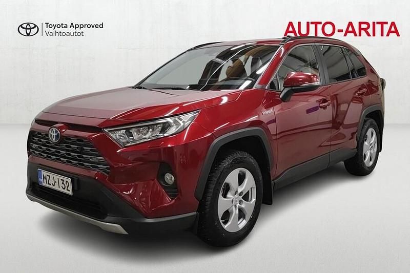 Punainen Käytetty 2021 Toyota RAV4 Hybrid Active Katumaasturi | 33 900 € (Perustarjous) - Kuva 1/4