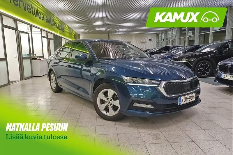 Sininen Käytetty 2022 Skoda Octavia G-TEC Ambition Sedan | 18 690 € (Hyvä tarjous) - Kuva 1/3