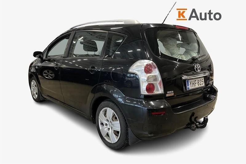 Käytetty Toyota Corolla Verso Sol 136 HP (100 kW) 2008 Musta Tila-auto