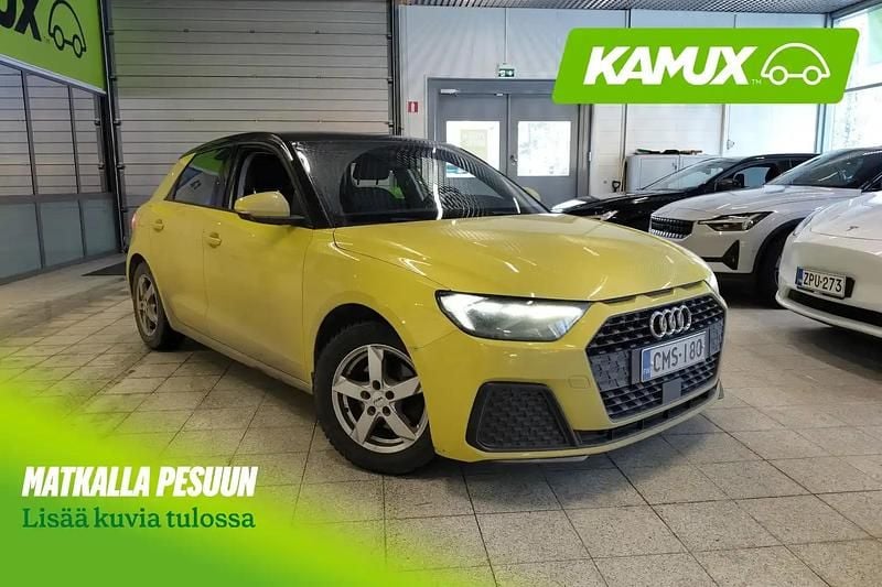 Käytetty Audi A1 Sportback Business 116 HP (85 kW) 2019 Keltainen / beige Viistoperä