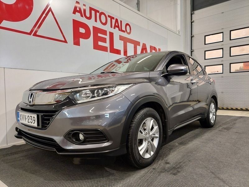 Harmaa Käytetty 2019 Honda HR-V Elegance Katumaasturi | 20 900 € (Hieman kallis) - Kuva 1/4