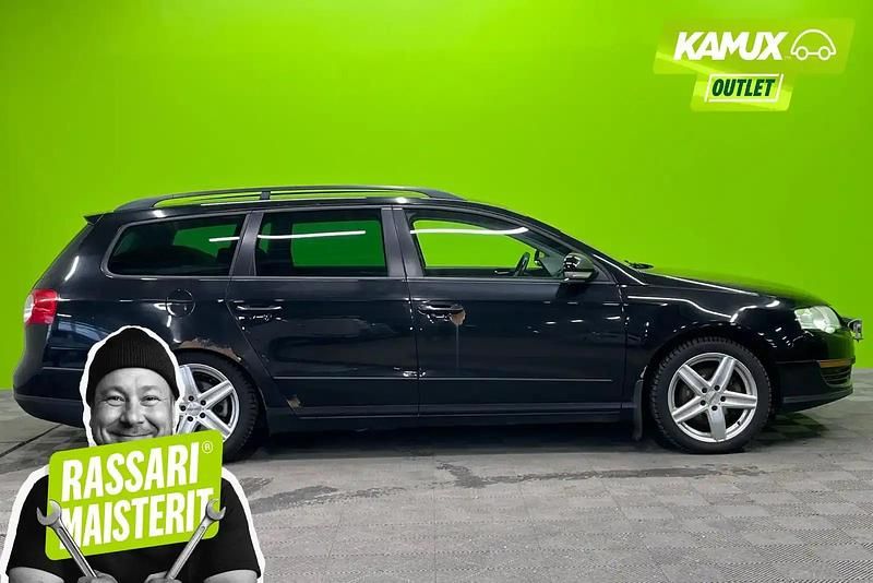 Käytetty VW Passat 105 HP (77 kW) 2007 Musta Farmari