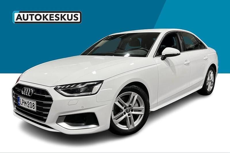Valkoinen Käytetty 2020 Audi A4 Advanced Plus Sedan | 26 900 € (Hyvä tarjous) - Kuva 1/3
