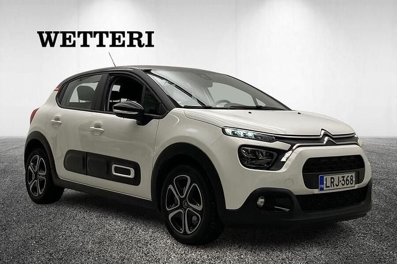 Valkoinen Käytetty 2022 Citroën C3 PureTech Viistoperä | 9 790 € (Hyvä tarjous) - Kuva 1/4