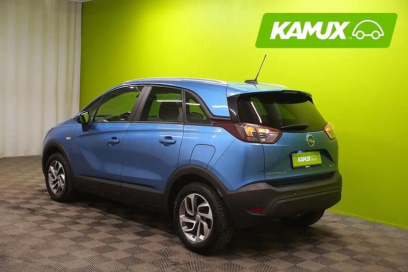 Käytetty Opel Crossland X Enjoy 110 HP (80 kW) 2018 Sininen Katumaasturi