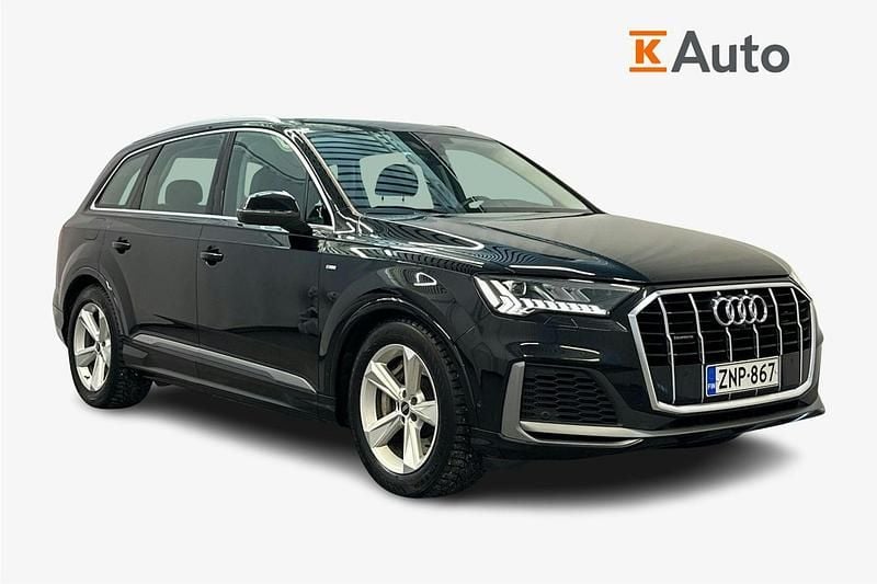 Musta Käytetty 2021 Audi Q7 Business Katumaasturi | 38 990 € (Hyvä tarjous) - Kuva 1/3