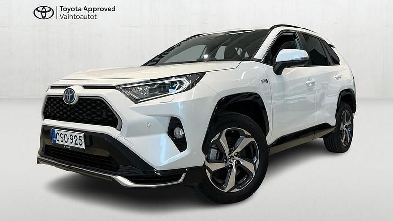Valkoinen Käytetty 2021 Toyota RAV4 Hybrid Edition Katumaasturi | 41 900 € (Perustarjous) - Kuva 1/4