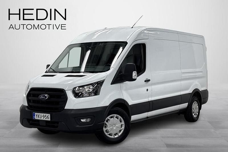Valkoinen Käytetty 2022 Ford Transit Trend Van | 29 900 € (Kallis) - Kuva 1/4