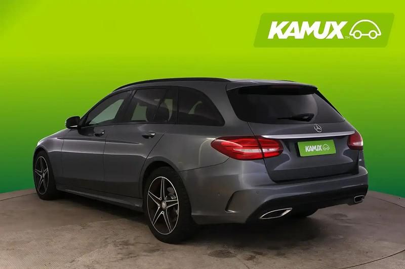 Käytetty Mercedes C220 Business 170 HP (125 kW) 2016 Hopea / harmaa Farmari