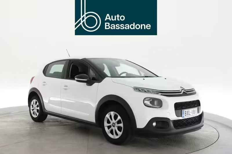 Valkoinen Käytetty 2019 Citroën C3 Feel Viistoperä | 7 490 € (Hyvä tarjous) - Kuva 1/4