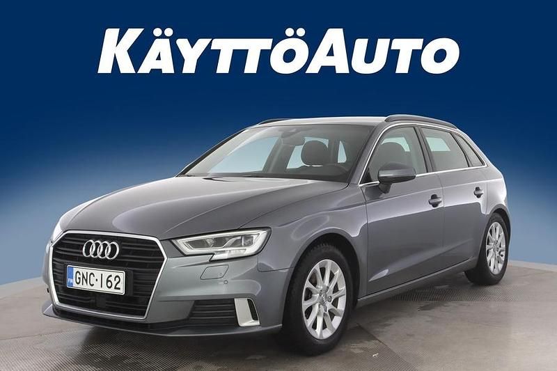 Harmaa Käytetty 2018 Audi A3 Sportback Business Viistoperä | 19 490 € (Perustarjous) - Kuva 1/4