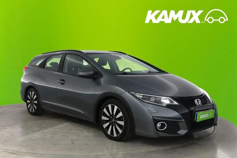Hopea / harmaa Käytetty 2016 Honda Civic Farmari | 7 990 € (Hyvä tarjous) - Kuva 1/4