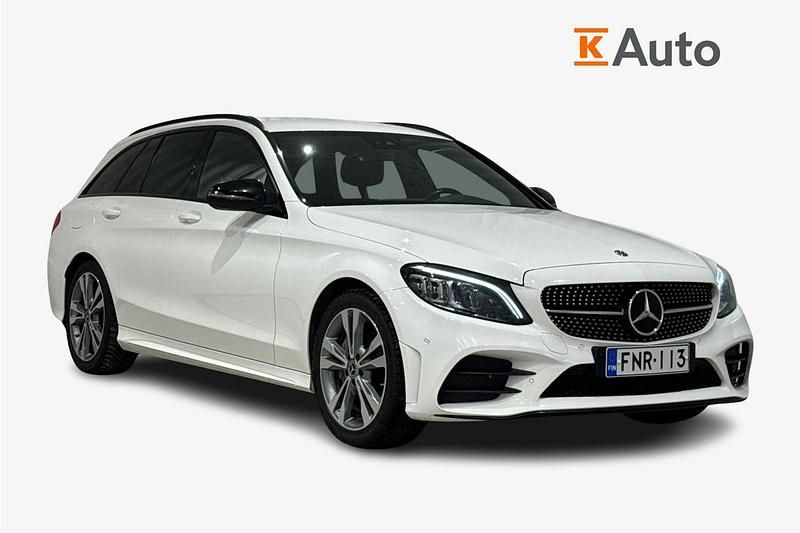 Valkoinen Käytetty 2019 Mercedes C200 Business Farmari | 29 850 € (Hieman kallis) - Kuva 1/3