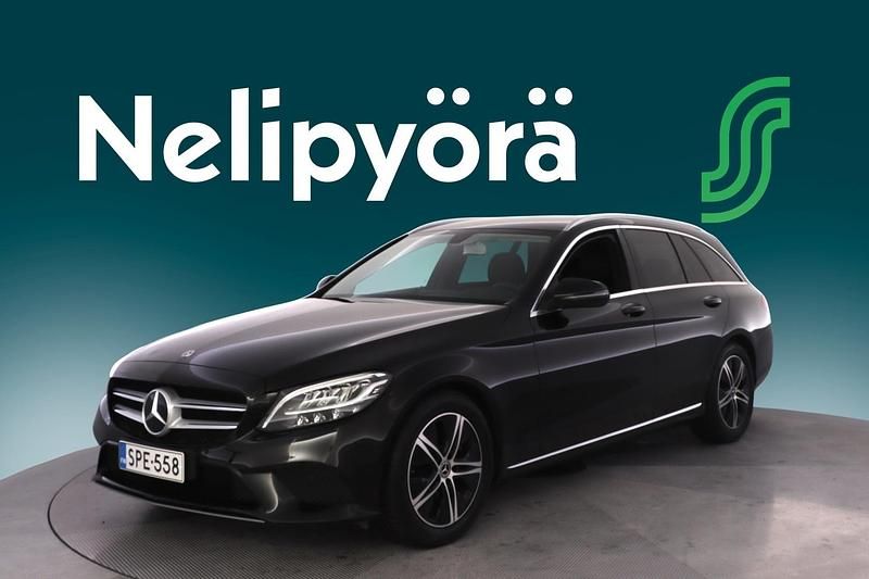 Musta Käytetty 2019 Mercedes C200 Avantgarde Farmari | 21 490 € (Hyvä tarjous) - Kuva 1/3