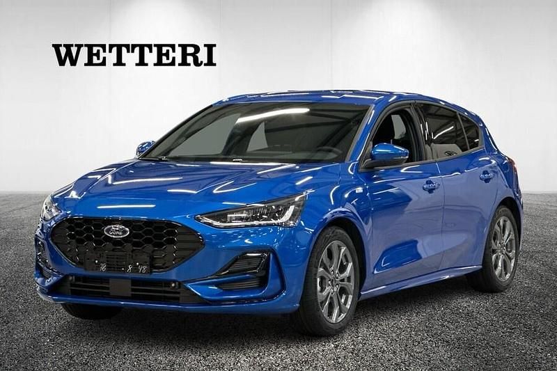 Sininen Uusi 2025 Ford Focus ST-Line Viistoperä | 35 617 € - Kuva 1/4