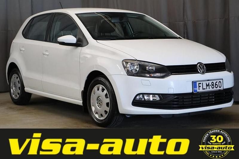 Valkoinen Käytetty 2014 VW Polo Trendline Viistoperä | 7 390 € (Perustarjous) - Kuva 1/4