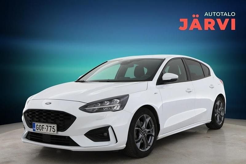 Valkoinen Käytetty 2020 Ford Focus ST-Line Viistoperä | 13 900 € (Hieman kallis) - Kuva 1/3