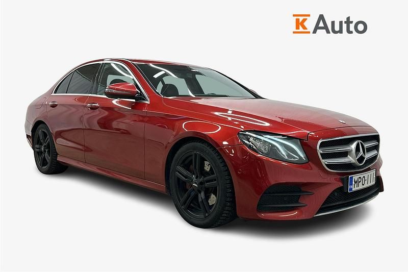 Punainen Käytetty 2016 Mercedes E220 Business Sedan | 23 890 € (Perustarjous) - Kuva 1/3