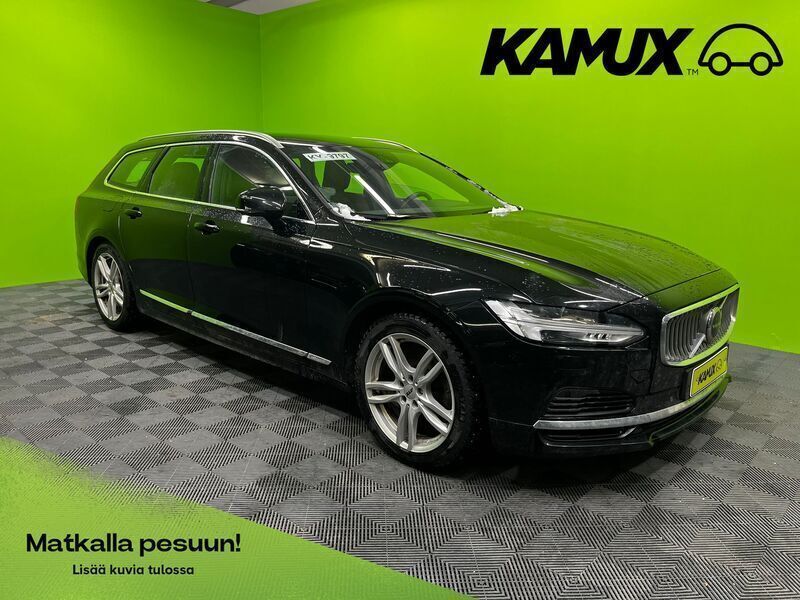 Musta Käytetty 2021 Volvo V90 Inscription Farmari | 36 590 € (Hieman kallis) - Kuva 1/2