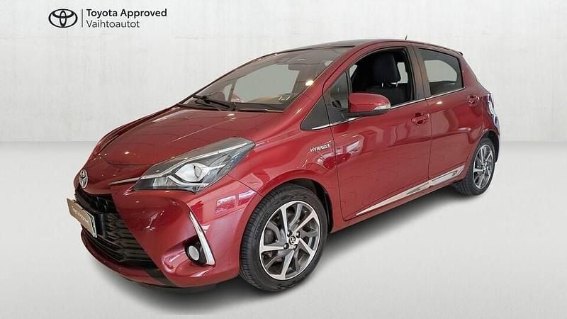 Punainen Käytetty 2017 Toyota Yaris Hybrid Business Edition Viistoperä | 15 990 € (Hieman kallis) - Kuva 1/4