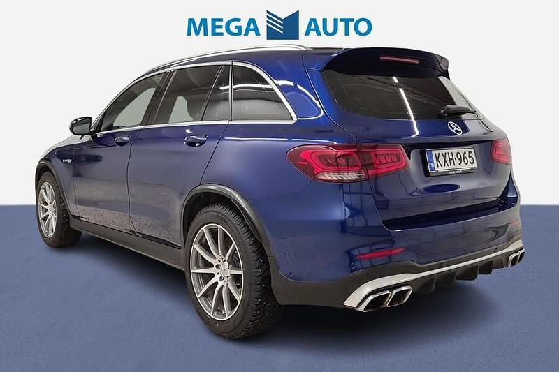 Käytetty Mercedes GLC63 AMG AMG 476 HP (350 kW) 2020 Sininen Katumaasturi
