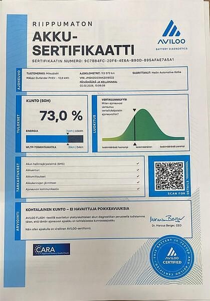 Käytetty Mitsubishi Outlander P-HEV Instyle 135 HP (99 kW) 2019 Valkoinen Katumaasturi
