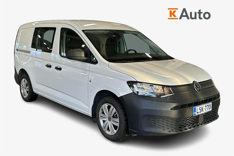 Valkoinen Käytetty 2023 VW Caddy Maxi Tila-auto | 24 900 € (Perustarjous) - Kuva 1/4