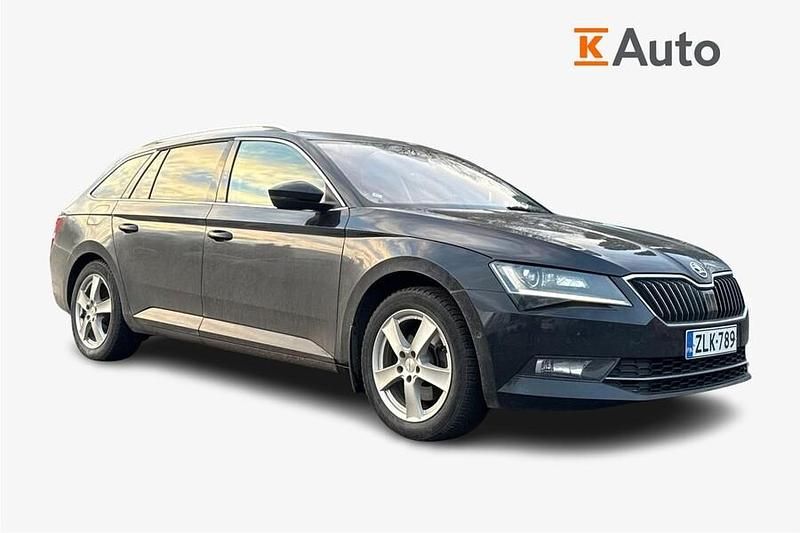 Musta Käytetty 2017 Skoda Superb Style Farmari | 17 900 € (Hyvä tarjous) - Kuva 1/3