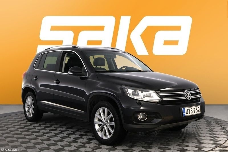 Musta Käytetty 2014 VW Tiguan Style Katumaasturi | 16 200 € (Supertarjous) - Kuva 1/3