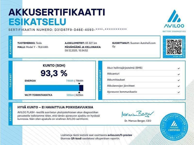Käytetty Tesla Model Y Performance 336 kW (457 HP) 2022 Katumaasturi