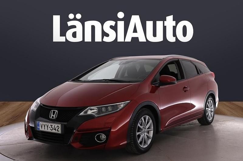 Punainen Käytetty 2016 Honda Civic Lifestyle Farmari | 14 790 € (Perustarjous) - Kuva 1/1